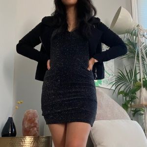 Sparkle Knit Bodycon Dress